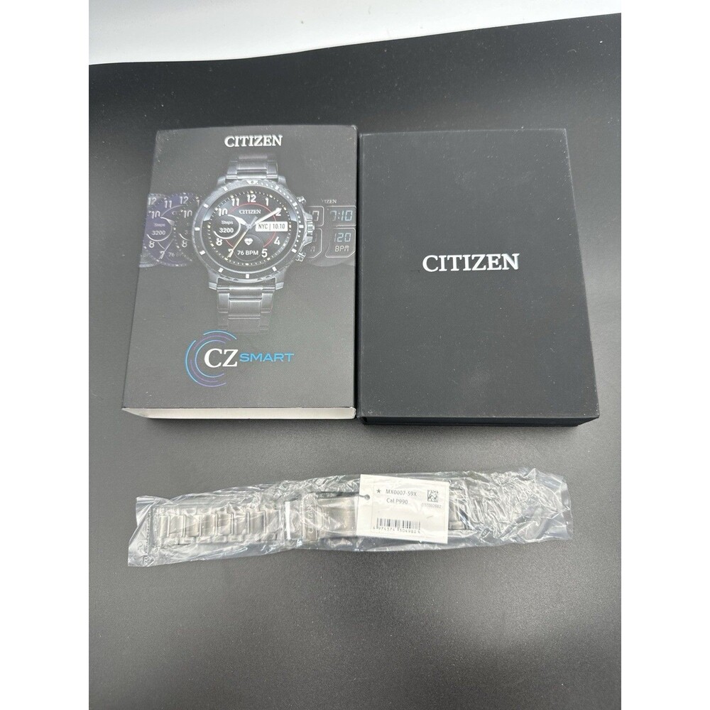 Citizen OEM MX0007-59X CZ Smart Stainless Steel Watch Bracelet Band + Box NOS